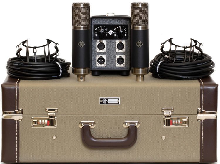 Telefunken TF47 Large-diaphragm Tube Condenser Microphone - Stereo