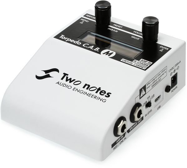 Two Notes Torpedo C.A.B. M+ Speaker Simulator Pedal | Sweetwater