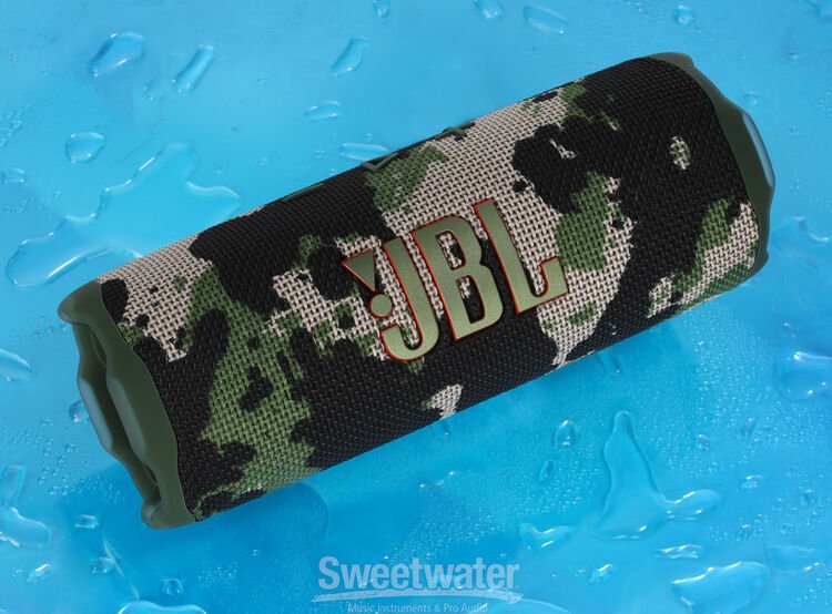JBL FLIP7 迷彩 SQUAD JBL Flip 7 Portable Waterproof Bluetooth Speaker - Squad