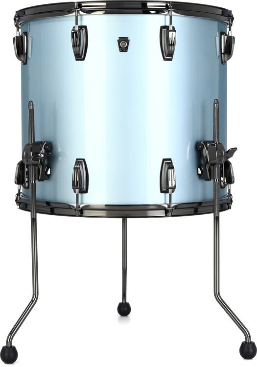 Ludwig Legacy Maple Floor Tom - 16 x 18 inches, Beacon Blue