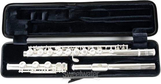 BAM 4009XLSC Hightech Flute Case - Silver Carbon Look | Sweetwater