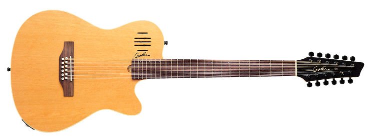 a65a8d 2 - Godin A12 12-String Acoustic-Electric Guitar - Natural W/Bag