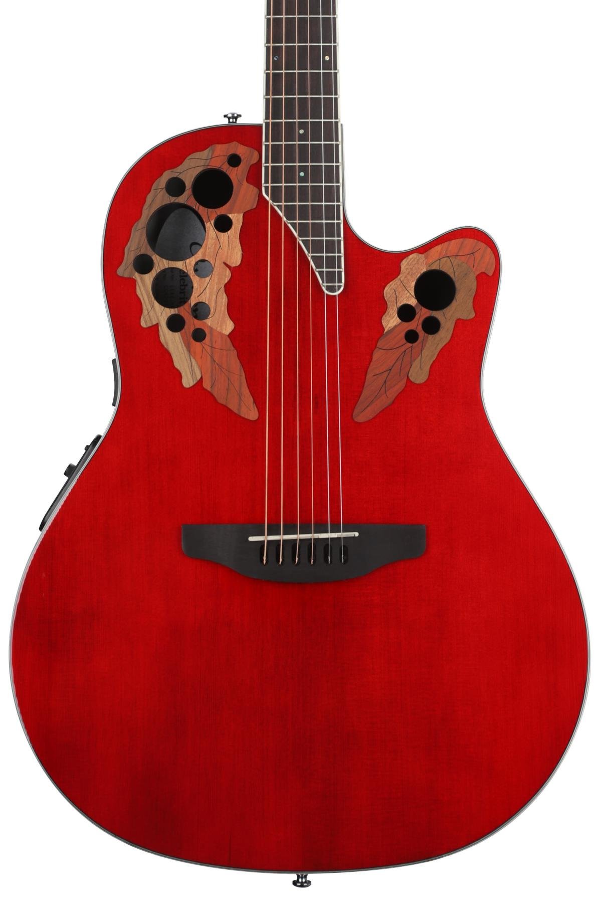 Ovation Celebrity Elite Super Shallow - Ruby Red | Sweetwater