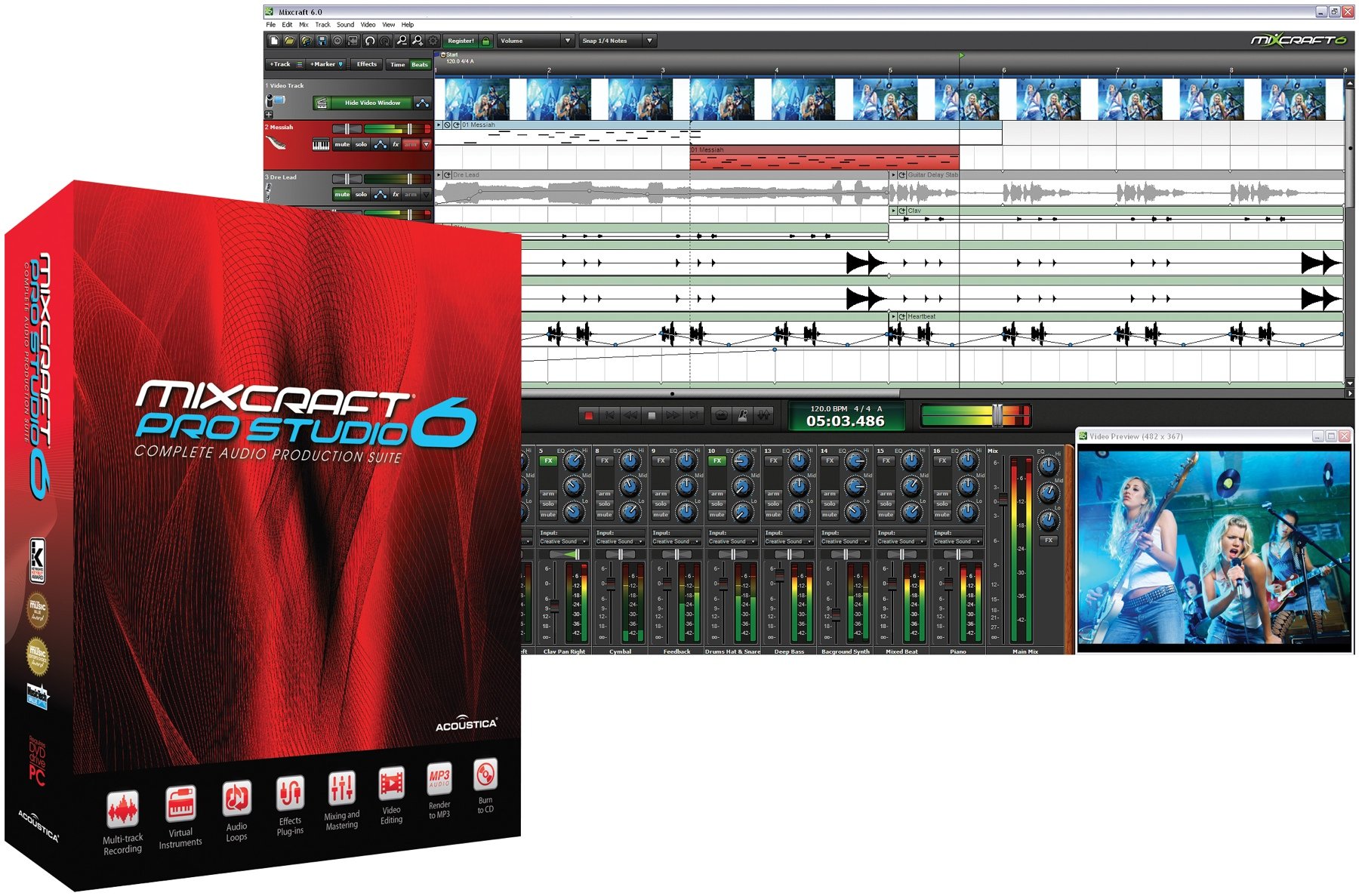 mixcraft pro studio 6