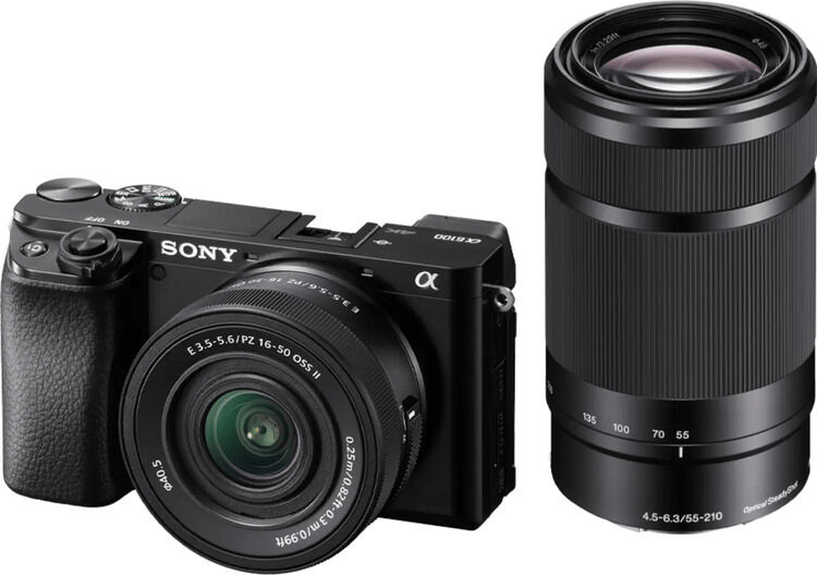 Sony Alpha 6100 Camera Kit with 16-50mm and 55-210mm Lenses