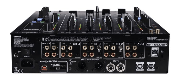 Reloop RMX-90 DVS 4-channel DJ Controller with Serato 