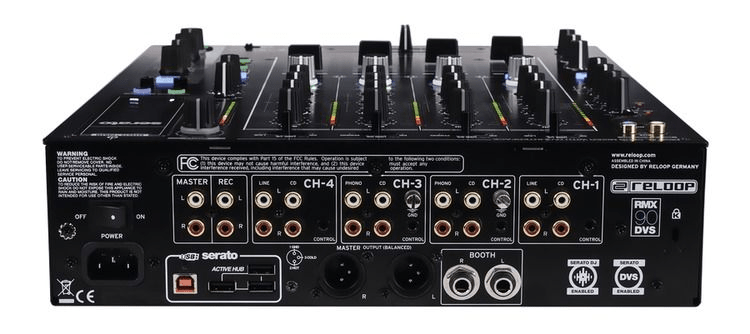 Reloop RMX-90 DVS 4-channel DJ Controller with Serato