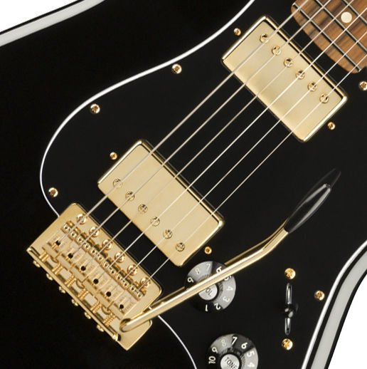 Black and gold deals stratocaster