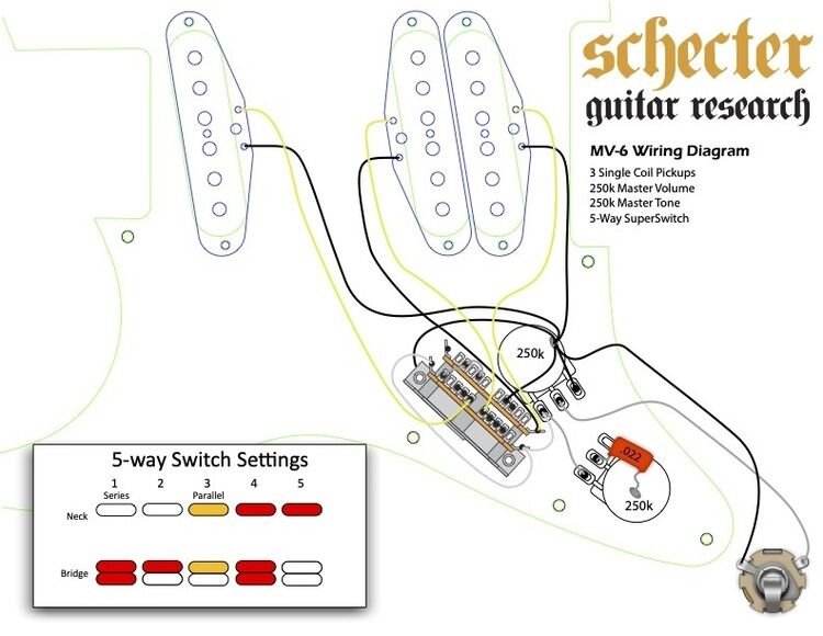 Schecter MV6 Electric Guitar Metallic Purple with Ebony Fingerboard