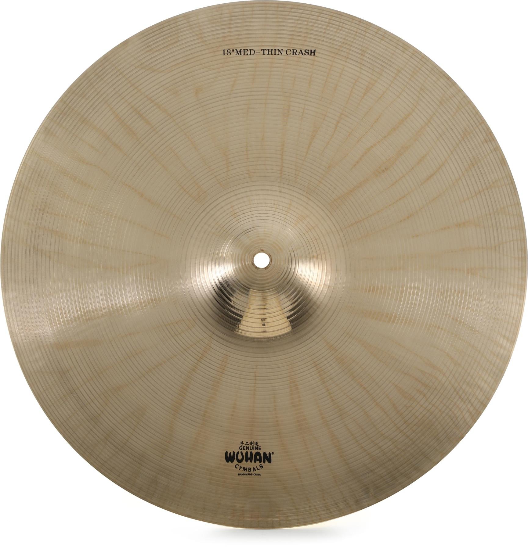 Wuhan 18 inch Medium Thin Crash Cymbal | Sweetwater