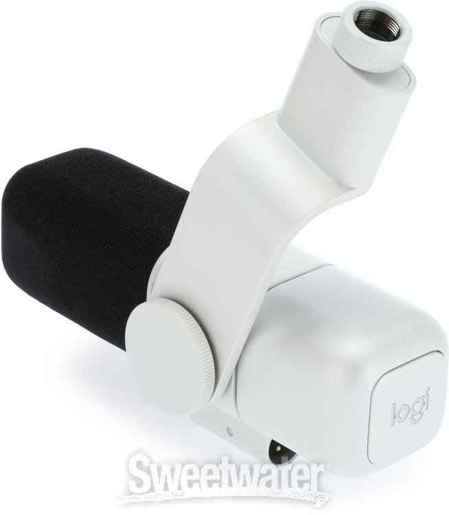 Logitech Blue Sona Dynamic XLR Broadcast Mic Off White Sweetwater