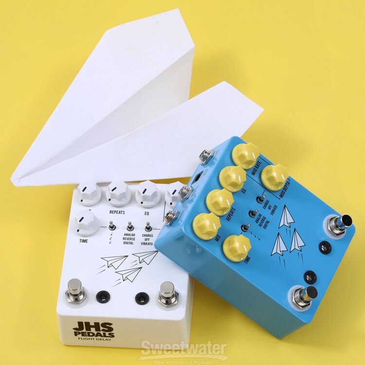 JHS Flight Delay Pedal - Blue | Sweetwater