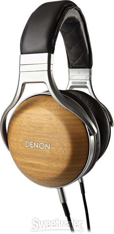 Denon AH-D9200 Closed-Back Headphones - Brown | Sweetwater