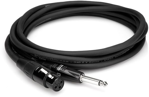 Hosa HMIC-025HZ Proマイクケーブル、REAN XLR3Fから1/4インチTS、25