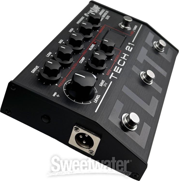 Tech 21 SansAmp Programmable Bass Driver ELITE Preamp Pedal
