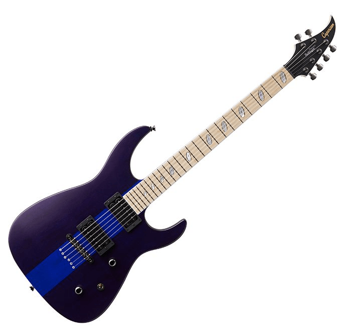 Caparison Guitars Dellinger II FX Prominence MF - Trans Spectrum Blue ...