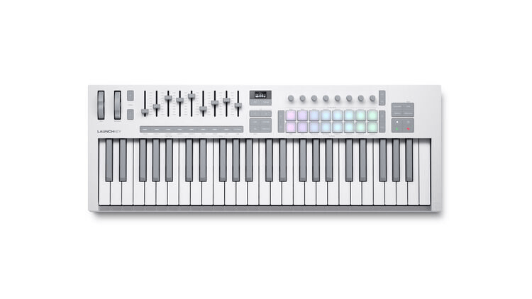 FLUTTER White× BLACK 即完売商品　L Novation Launchkey 49 MK4 49-key Keyboard Controller - White