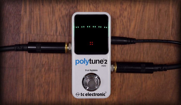 Morgue partner Th TC Electronic PolyTune 2 Mini Polyphonic Tuning Pedal | Sweetwater