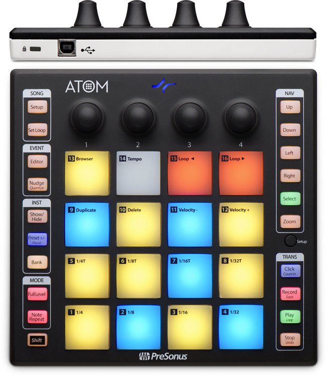 PreSonus ATOM 16-pad Performance Controller