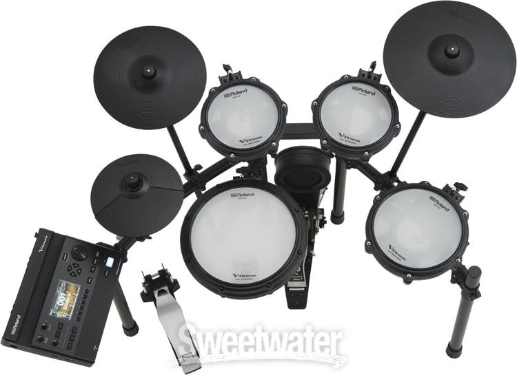 美品 Roland V-Drums TD-17 Custom Roland V-Drums TD313 Electronic Drum Set | Sweetwater