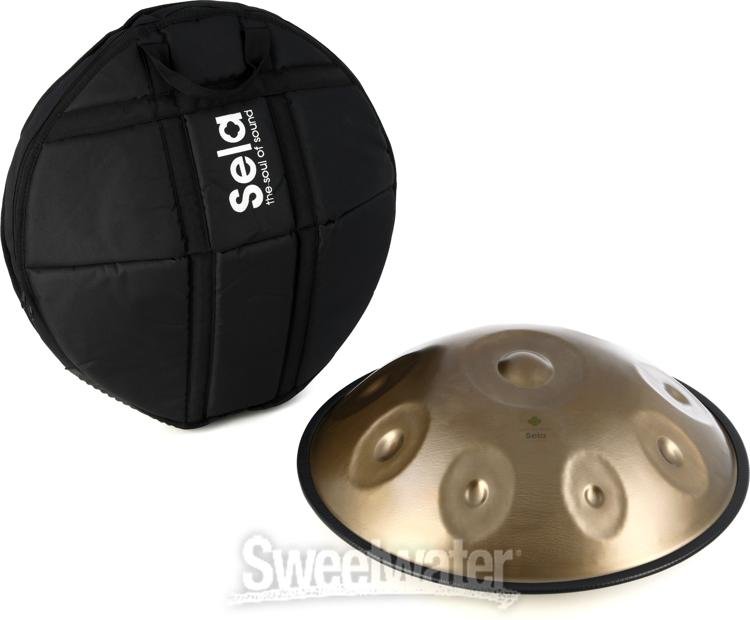 Sela Unity 9-note Handpan - D Amara, Stainless Steel | Sweetwater