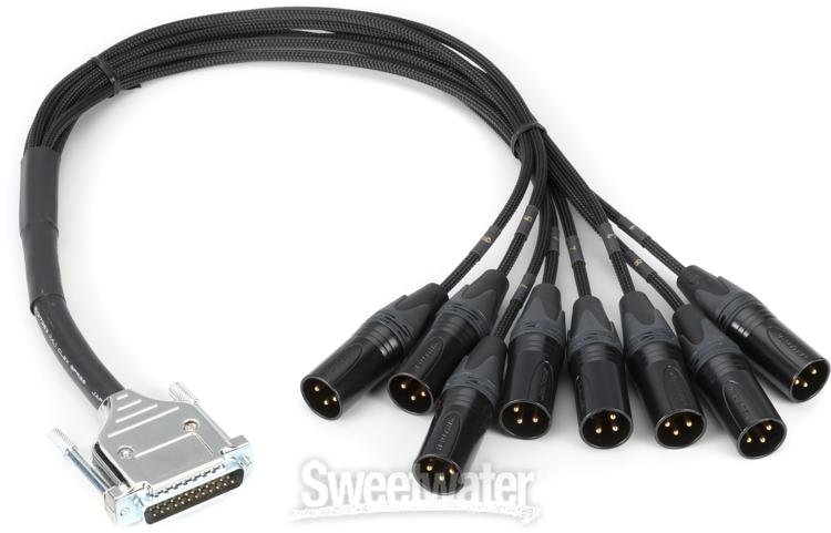 Mogami Gold DB25-XLRM 8-channel Analog Snake - 2 feet | Sweetwater