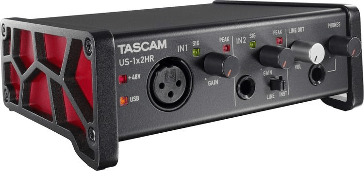 TASCAM US-1x2HR USB Audio Interface | Sweetwater