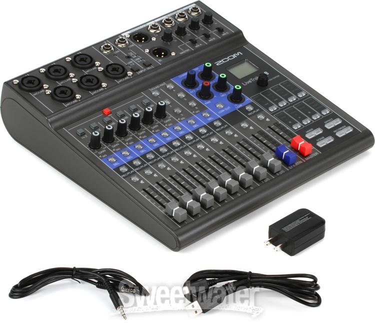 Zoom LiveTrak L-8 8-channel Digital Mixer / Recorder | Sweetwater