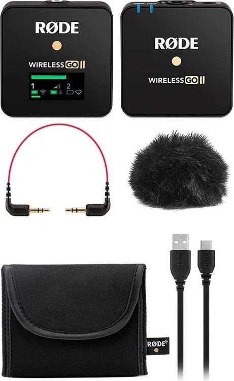 RØDE Wireless GO II wireless microphone set with 2 transmitters – MOJOGEAR