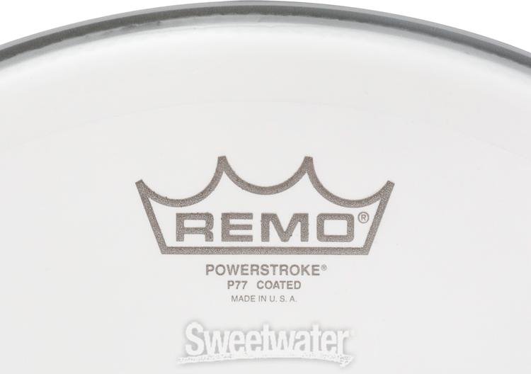 Remo Powerstroke 77 Coated Snare Drumhead - 14 inch - with Clear Dot