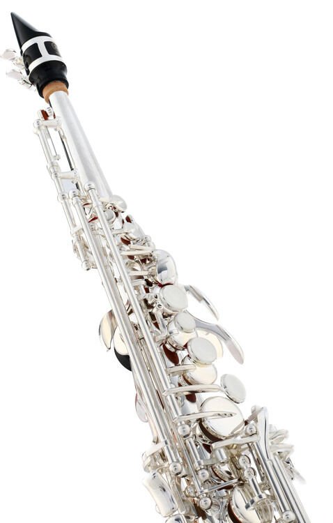 Yamaha YSS-475 II Intermediate Soprano Saxophone - Silver-plated 