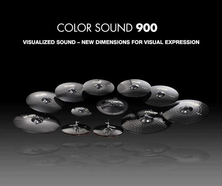 Paiste 20 inch Color Sound 900 Black Heavy Ride Cymbal