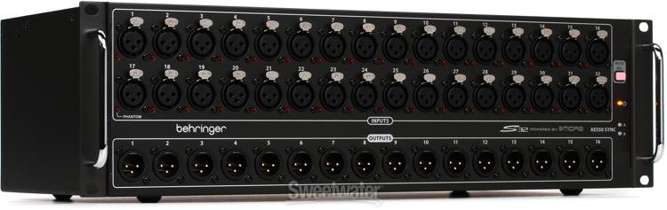 Behringer S32 32-input / 16-output Digital Stage Box