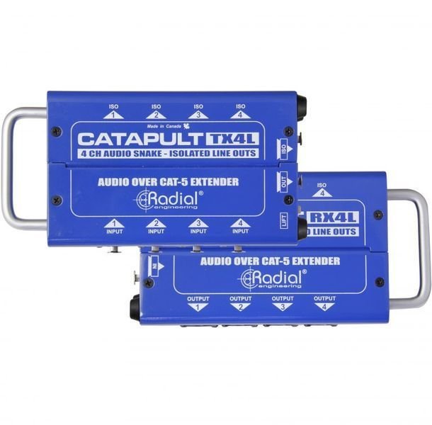 Radial Catapult TX4L 4channel Cat 5 Audio Snake Module Sweetwater