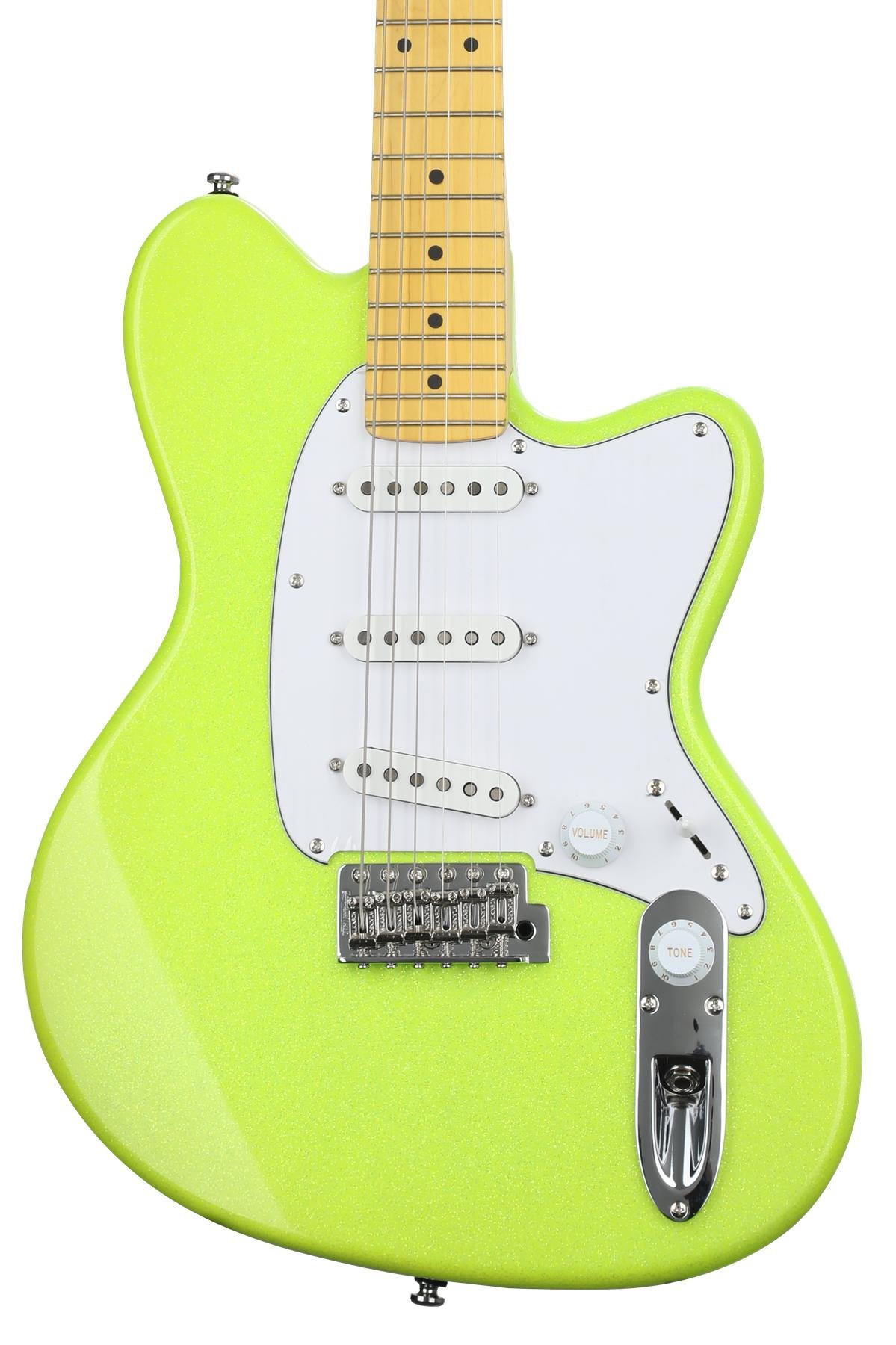 Ibanez Yvette Young YY10 Signature Electric Guitar Slime Green Sparkle