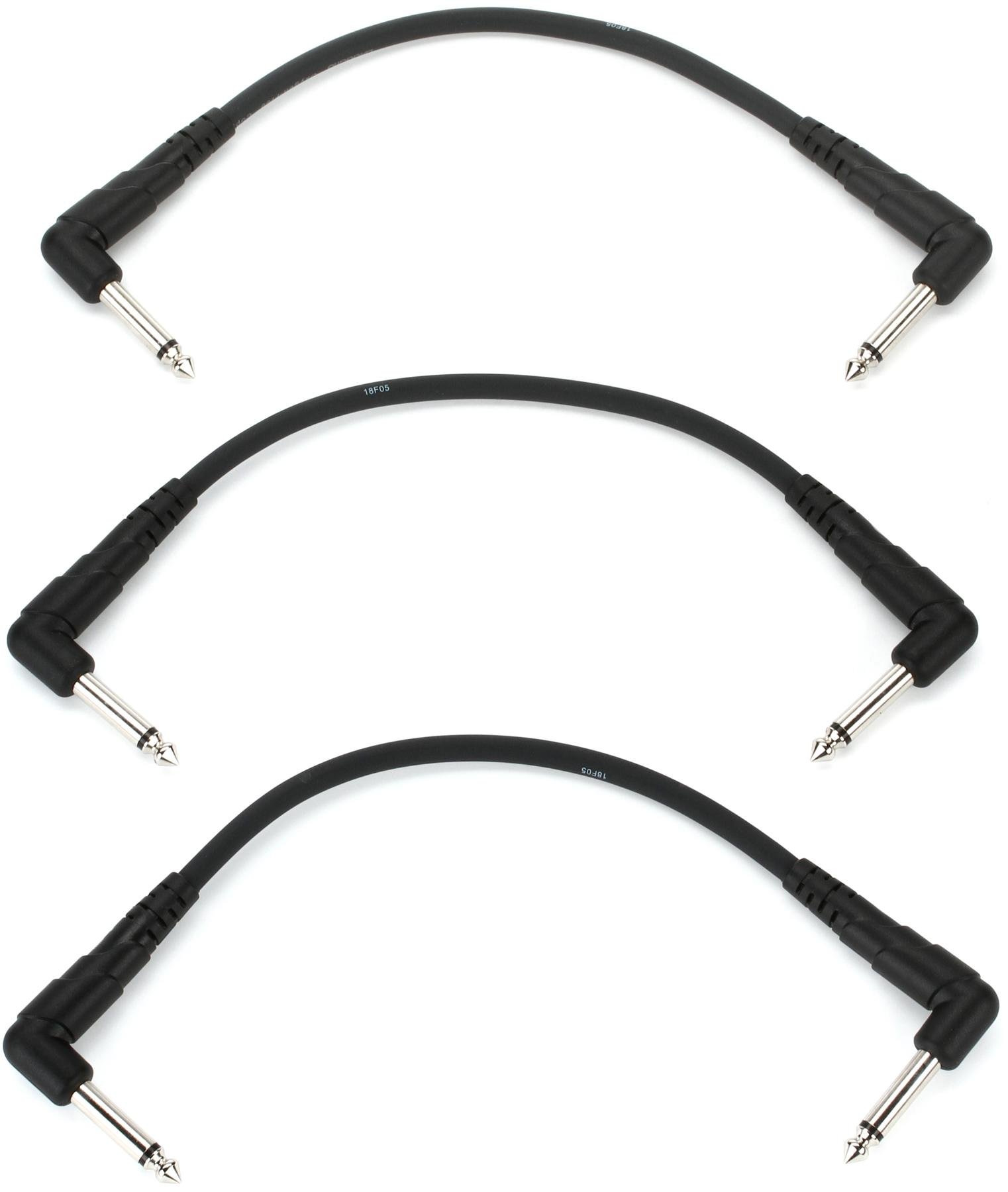 planet waves patch cables 3 pack