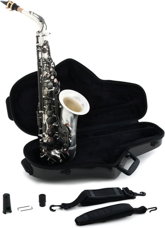 Growling Sax Uprise Series Professional Alto Saxophone Satin Silver