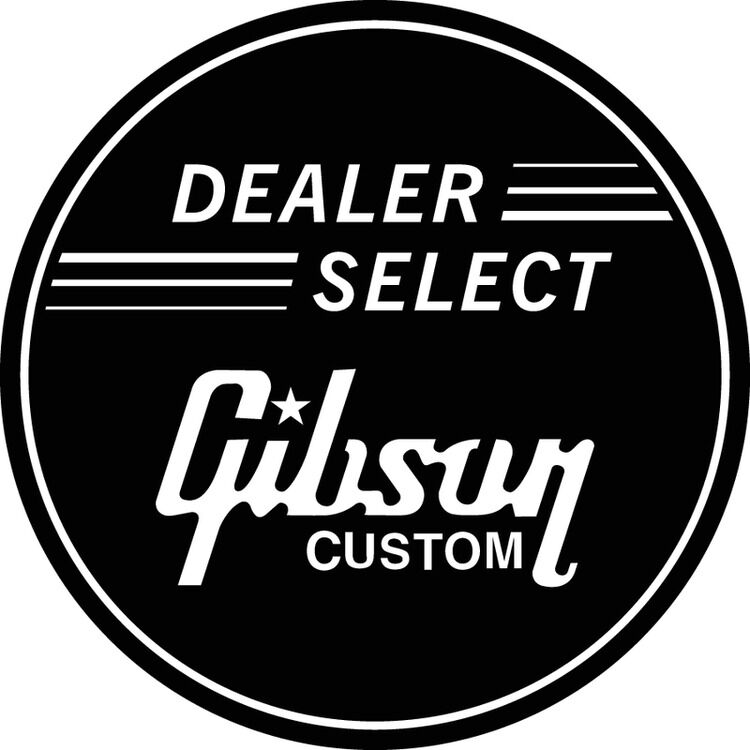 Gibson Custom Dealer Select 1961 ES-335 Semi-hollowbody Electric Guitar - Silver Ebony with Black Stinger