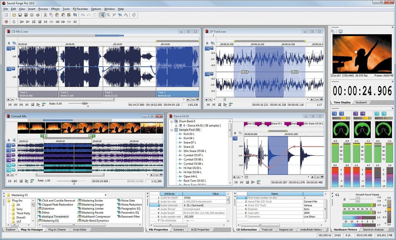 sound forge audio studio 10.0 how to select microphone