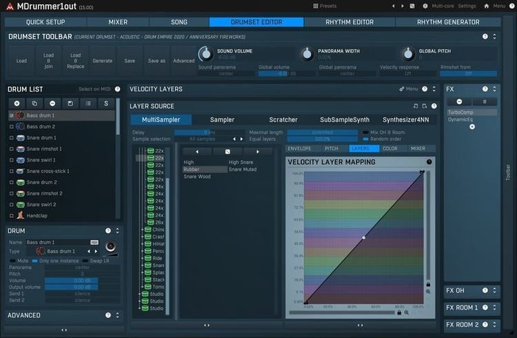 MeldaProduction MDrummer Drum Machine and Virtual Drummer