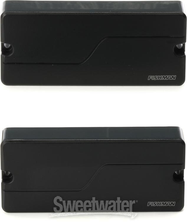 Fishman Fluence Modern Active Humbucker 2-piece 7-string Pickup Set - Black  | Sweetwater