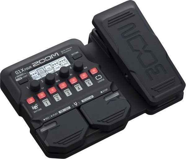 Zoom G1X FOUR Multi-effects Processor with Expression Pedal 