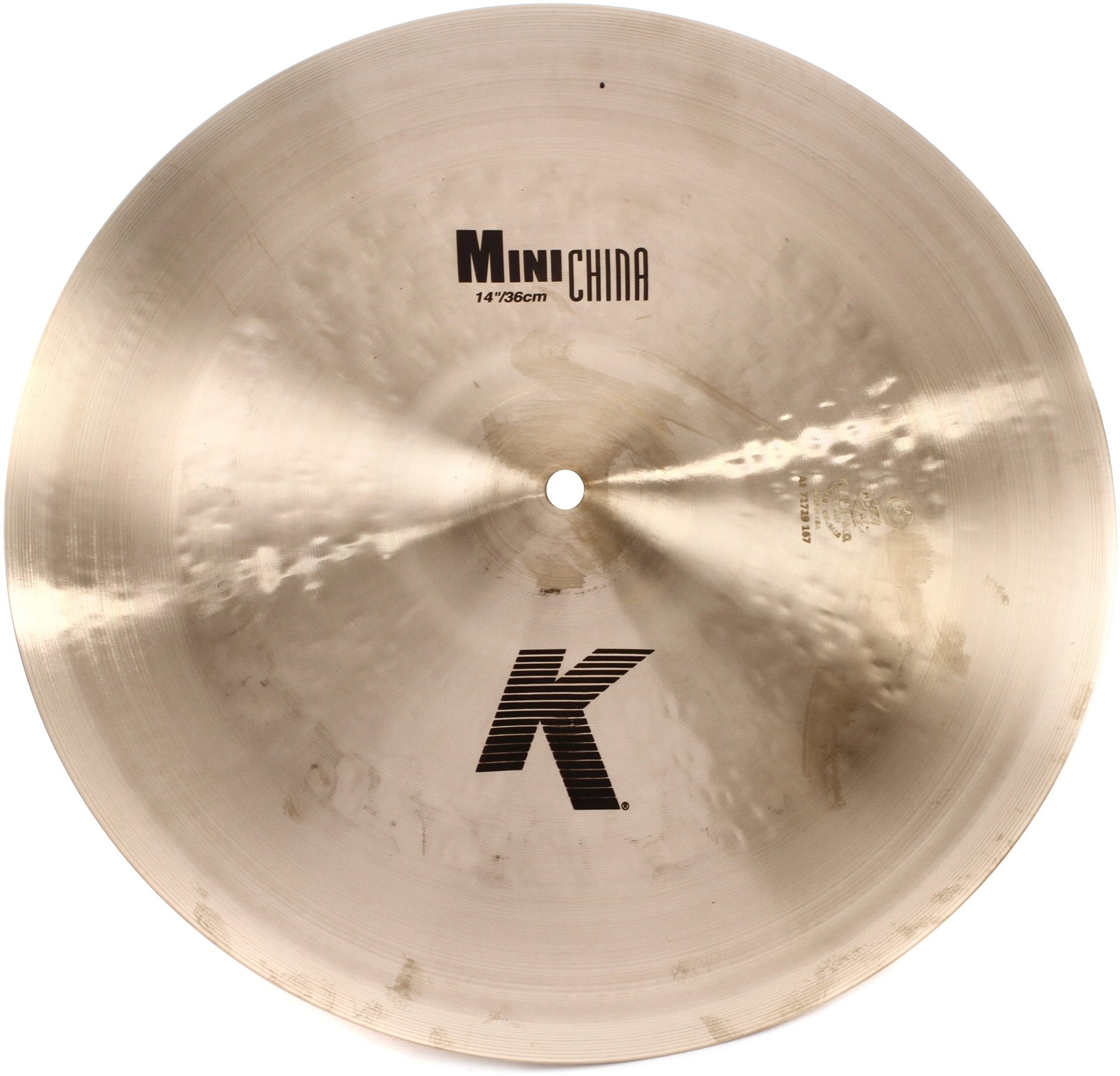 Zildjian K0881 14/" K Mini China Crash Drumset Bronze Cymbal Dark Sound Used