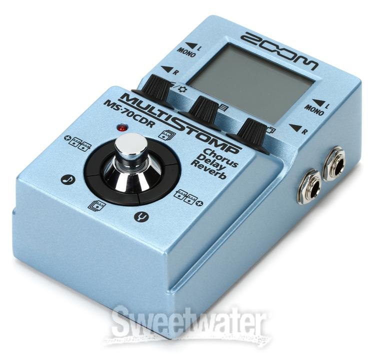 Zoom MS-70CDR MultiStomp Chorus / Delay / Reverb Pedal | Sweetwater
