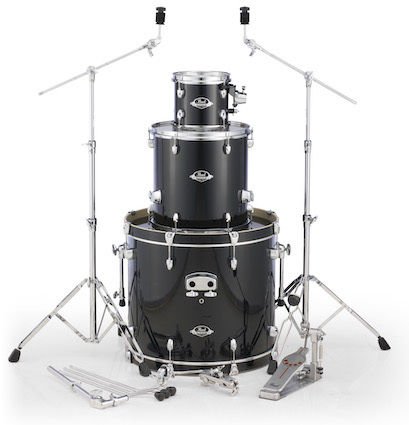 Pearl Export EXX22/C 3-piece Add-on Pack with Hardware - Jet Black