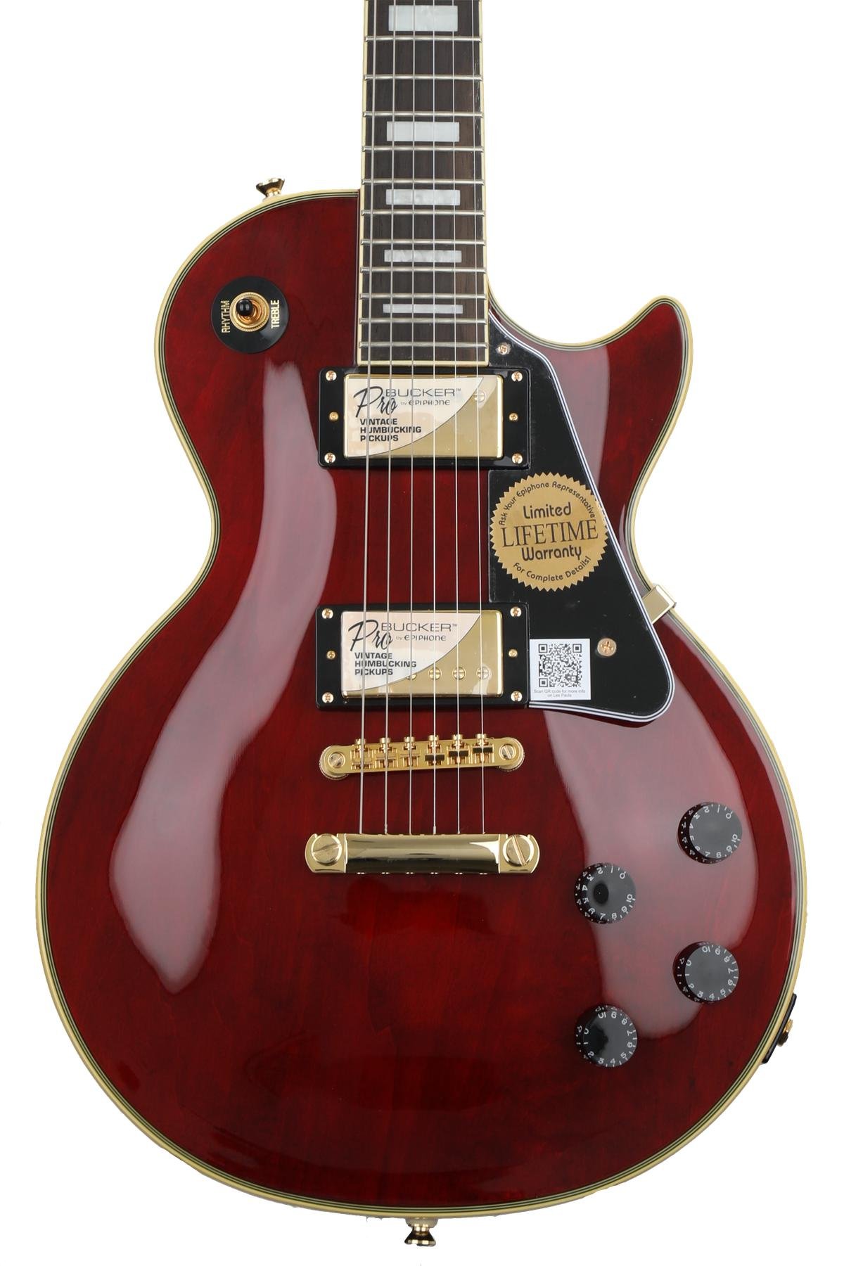 Epiphone Les Paul Custom Pro - Wine Red 