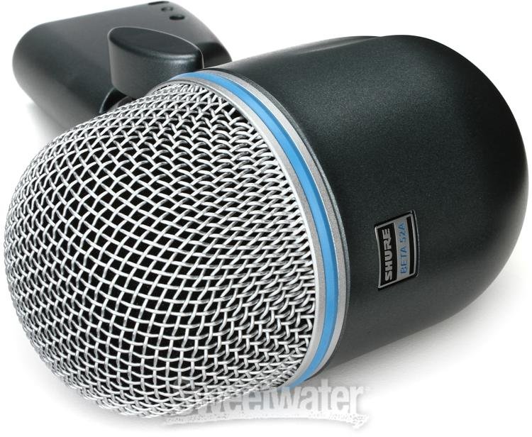 Shure Beta 52A Supercardioid Dynamic Kick Drum Microphone | Sweetwater