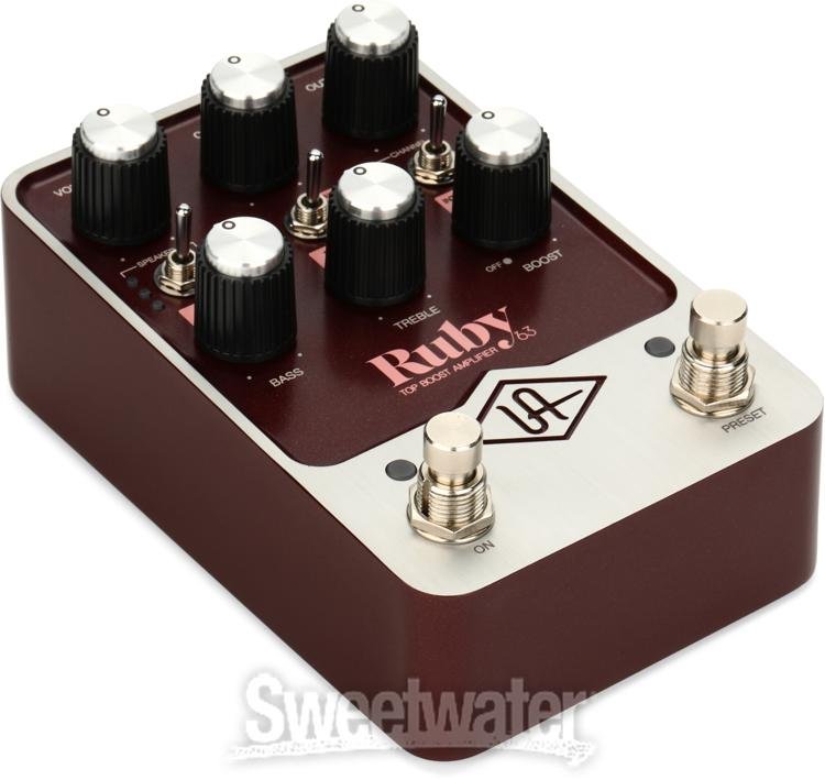 Universal Audio Ruby '63 Top Boost Amplifier Pedal | Sweetwater