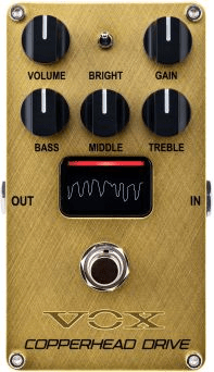 Vox Copperhead Overdrive Pedal with NuTube