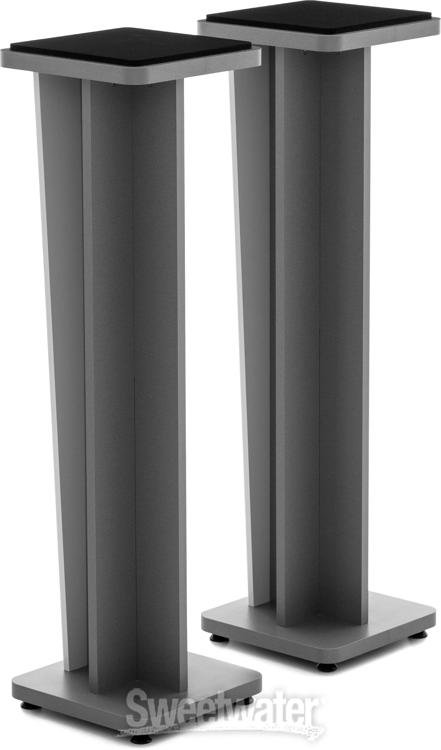 Zaor Croce 36-inch Fixed Monitor Stands - White Gloss
